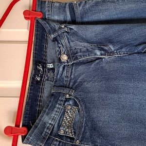 2 Pair Rhinestone Jeans